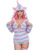 Mobbunny Beautiful Fluffy Outfit Disguise Women's Costume, Cosplay, Anime, Game, Homewear, Pajamas, Bodysuit, Leotard, Hoodie, Animal-Style