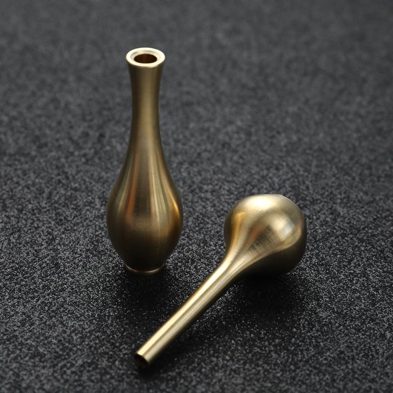 Мини-ваза из чистой меди, золотой декор, антикварная ваза для гостиной, уникальная ваза для цветов