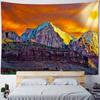 Outdoor Scenery Mountains and Rivers Tapestry Office Living Room Tapestry Home Wall Decoration Tapestry