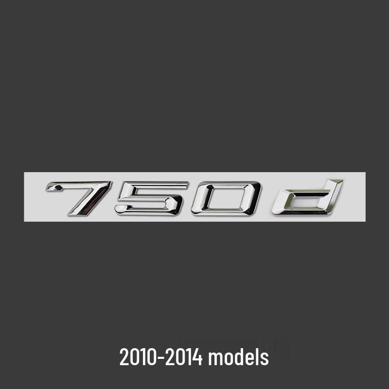 BMW 7 Series 23 Model Rear Emblem Sticker (740Li, 730Li, 750Li, 760Li)