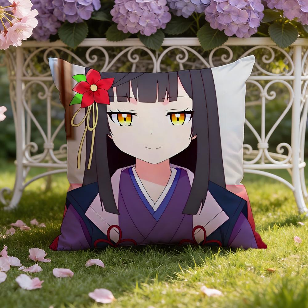 Аниме S-Сасаки и Пипс Наволочка для подушки Домашняя и автомобильная Двухцелевая наволочка: Двусторонняя конструкция для максимального комфорта