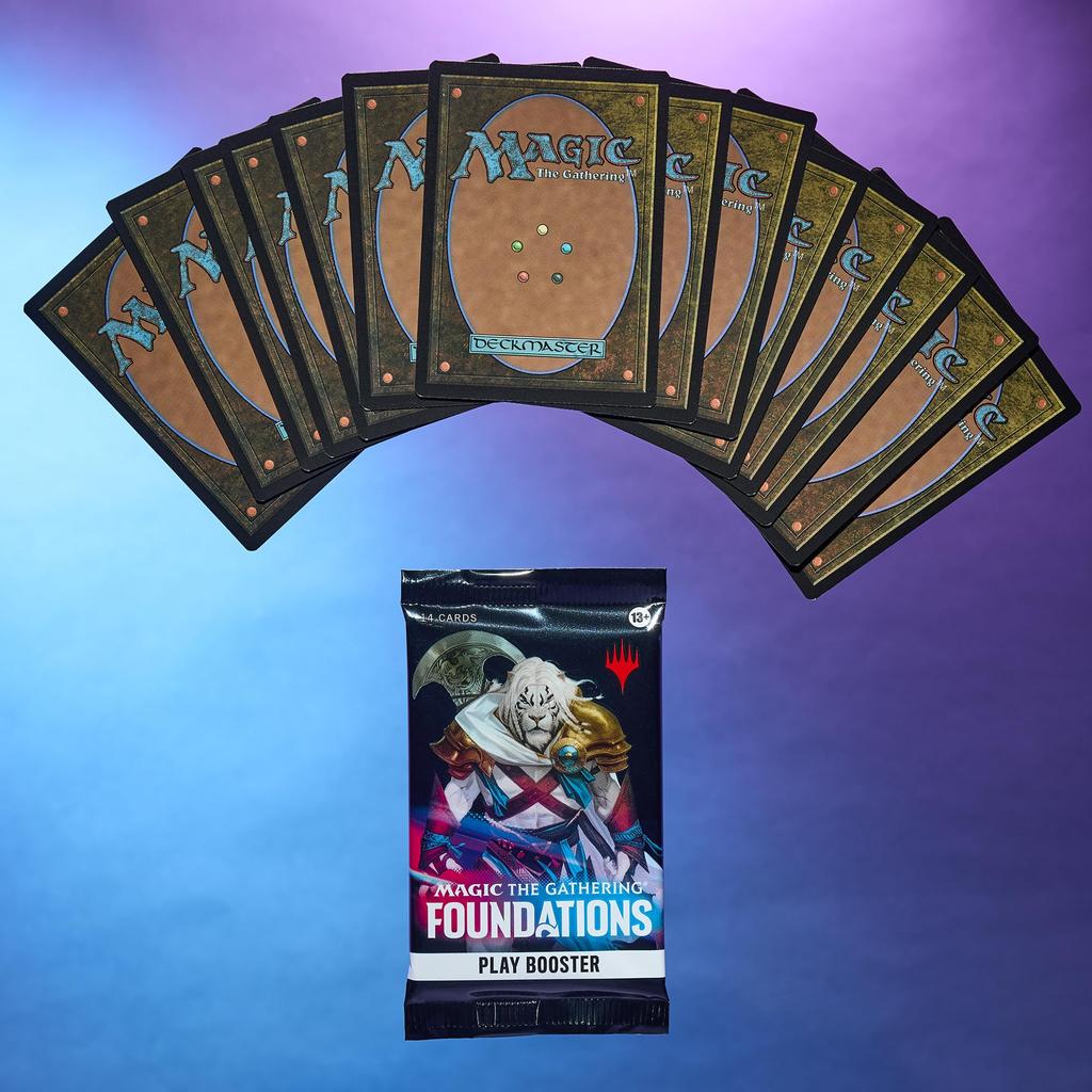 Magic: The Gathering Foundations Play Booster English Edition (Box of 36 Packs) MTG Trading Card Wizards of the Coast FDN D36280003