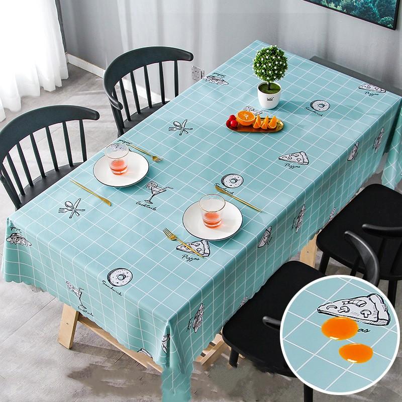 Роскошная высококачественная водонепроницаемая и маслостойкая скатерть из ПВХ, не требующая мытья, прямоугольный бытовой стол, чайный столик и настольная ткань