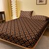 1 Piece Of Louis Patterned Frosted Bedsheet, Bedroom Printed Bedspread, Bedding (Excluding Pillowcases)