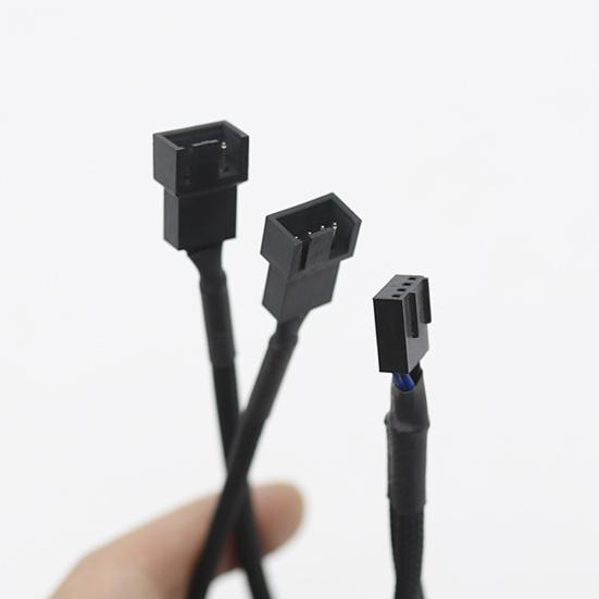 27 см 4-контактный ШИМ-разветвитель адаптер питания кабель для корпуса процессора компьютера вентилятор-кулер