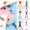 Cat Creative Funny PVC Bookmarks Book Markers Cartoon Animal Style School Supplies