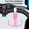 Крючок на руль велосипеда-скутера, вращающийся на 360 градусов, с высокой грузоподъемностью, простой в установке, крючок для автомобильного сиденья, вешалка на подголовник