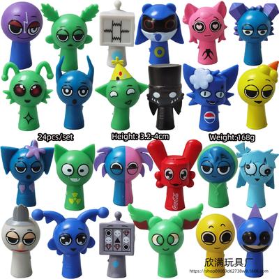 Мини-фигурка Sprunki Игрушка Мультфильм Фильм Sprunki Венда Модель Кукла Фигурки Подарок для Фанатов