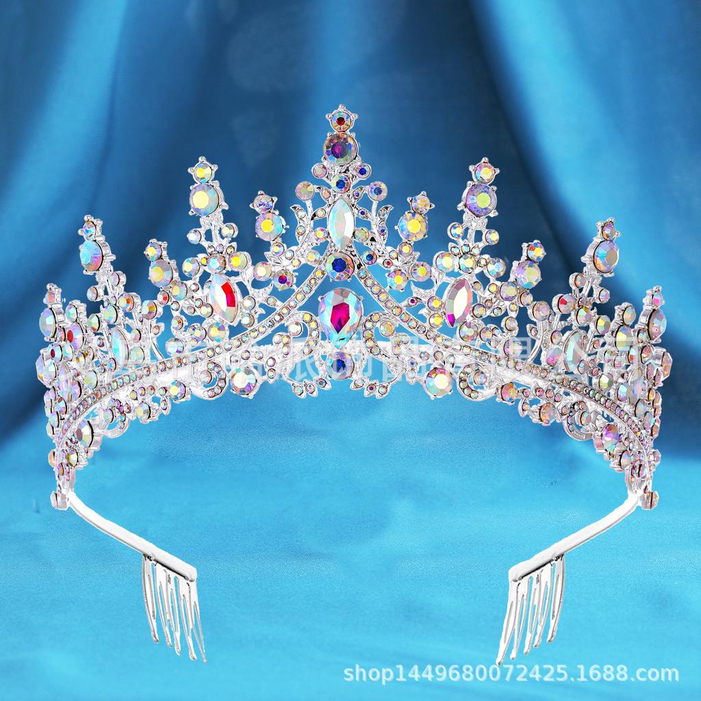 Свадебный головной убор Аксессуары для волос Банкетная вечеринка Прическа Корона Корона