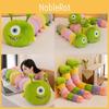 Adorable Green Caterpillar Monster Plush Toy Soft And Cozy Hug Pillow Doll For Kids