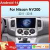 Android 14 автомобильное радио для Nissan NV200 M20 2011 2012 2013 2014 Qualcomm Carplay Авто Мультимедийный Плеер GPS Навигация Стерео
