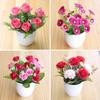 Silk Rose Bonsai: Artificial Flowers & Greenery for Indoor/Outdoor Decor