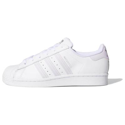 Женские кроссовки Superstar Белые с фиолетовым оттенком FV3374