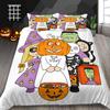 Комплект постельного белья на тему Хэллоуина, наволочка для спальни, пододеяльник, комплект постельного белья, пододеяльник, полноразмерная односпальная/двуспальная кровать, украшение для дома