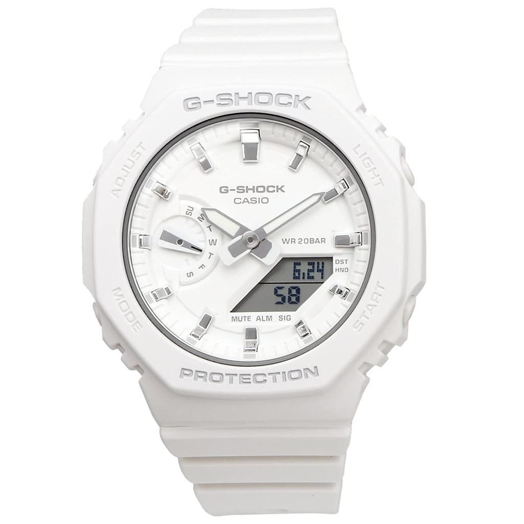 Casio G-SHOCK Восьмиугольный дизайн GMA-S2100-7A Мужские и женские Матовый белый [Параллельный импорт]