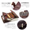 CONTACTS Bifold Leather Genuine Leather Large Storage for Many Coin Perfect As a Gift for Men [Contacts] Men's Wallet, Wallet, Wallet, Wallet,