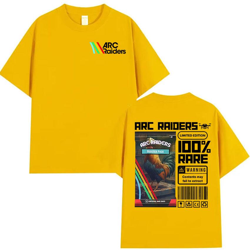 Hot Game Arc Raiders Graphic T Shirt Men Womens Vintage High Quality Fashion Tshirts Casual 100 Cotton Short Sleeve Tshirt