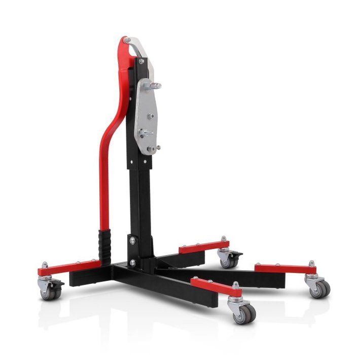 Béquille d'atelier centrale - CONSTANDS - Power-Evo Triumph Trident 660 (2021-2025) - 300 kg - Kit adaptation - Rouge