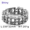 Men's Hip Hop 22mm Titanium Steel Bicycle Chain Bracelet
