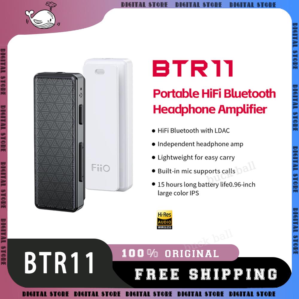 Fiio Btr11 Bluetooth 5.3 приемник настраиваемый Ldac беспроводной аудио усилитель для наушников адаптер усилитель для наушников с микрофоном