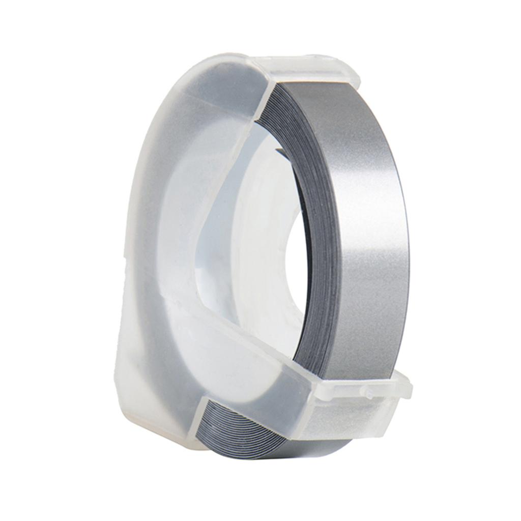 Запасная лента для 3D-пластмассового тиснения этикеток для устройства для изготовления этикеток DYMO 12965 1610 с 3/8 дюйма * 9,8 футов, 1 шт.