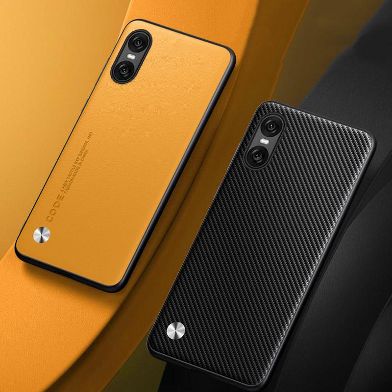 EUCAGR Роскошный чехол для телефона из ПУ-кожи для Sony Xperia 1 VII 5 10 IV V 1 10 VII Кожаный ударопрочный мягкий задний чехол для Xperia 1VI 10VI