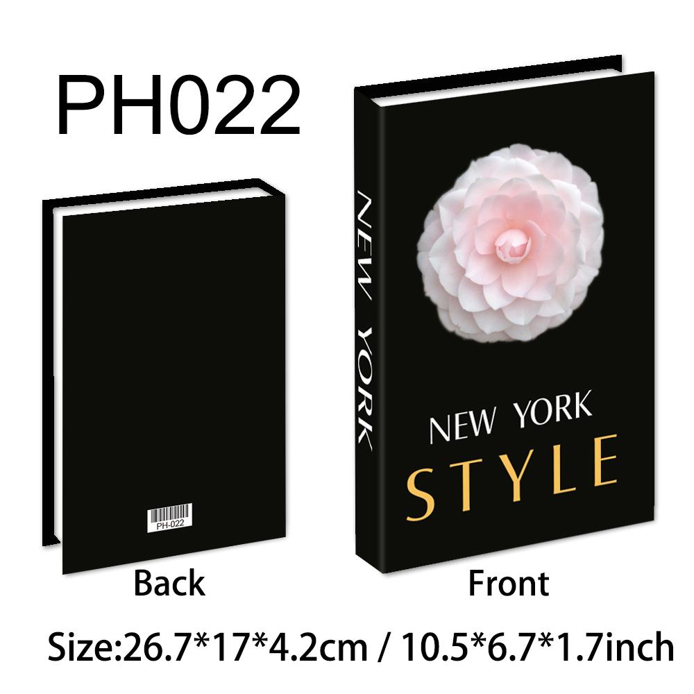 New York Paris London Series Luxury Fake Book Decoration Remote Control Storage Box Fashion Coffee Table Decoration Accessories