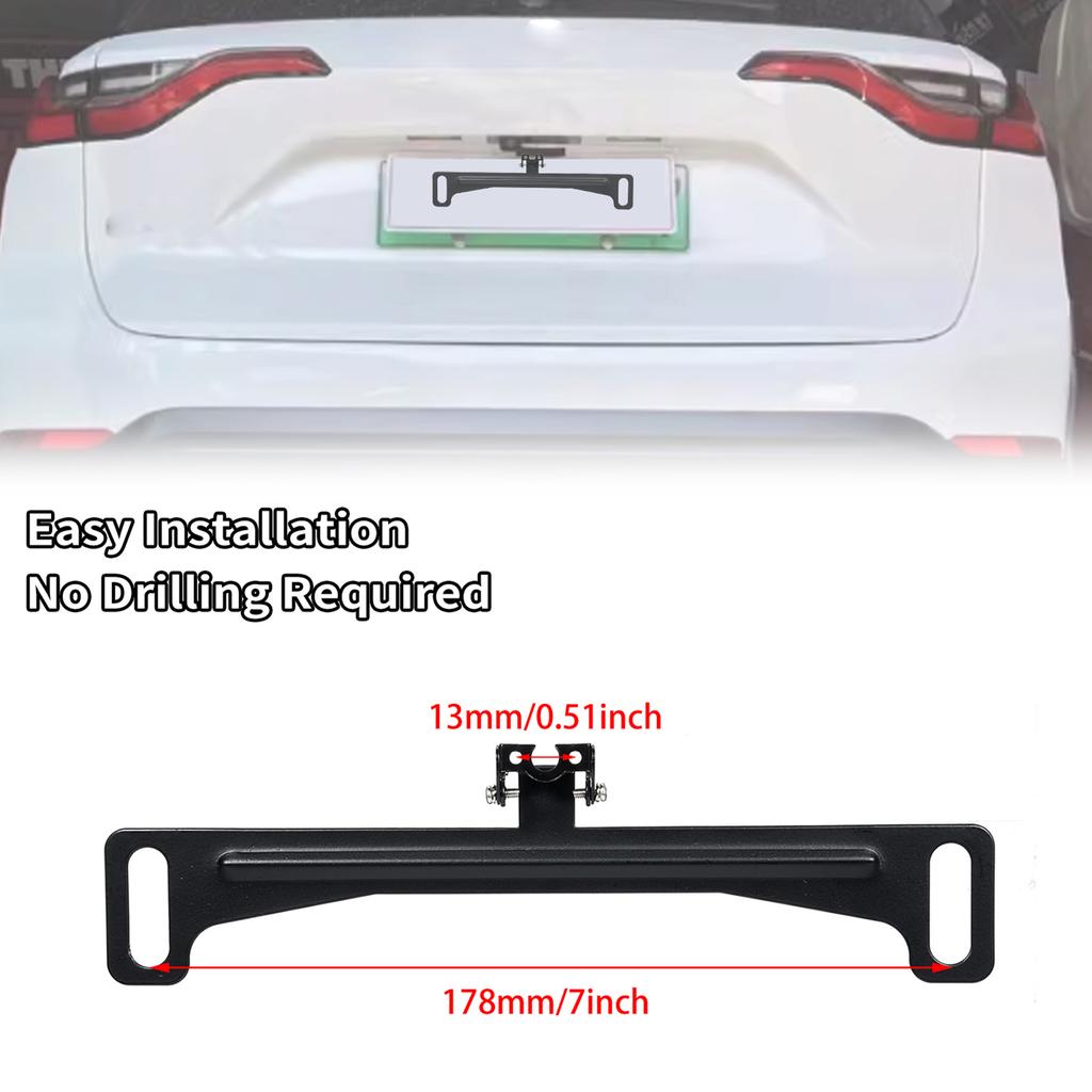 License Plate Camera Mount Backup Camera License Plate Mount Installation Holder for Backup View Camera