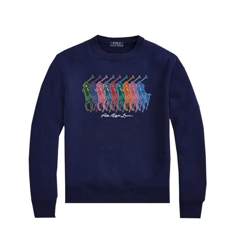 Fashion crew neck sweater men's polo long-sleeved pullover autumn casual bottoming shirt