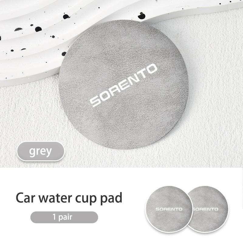 Car Coaster Water Cup Seat Non-slip Mat accessories For KIA Cerato Proceed Venga Sedona Forte Stonic Picanto