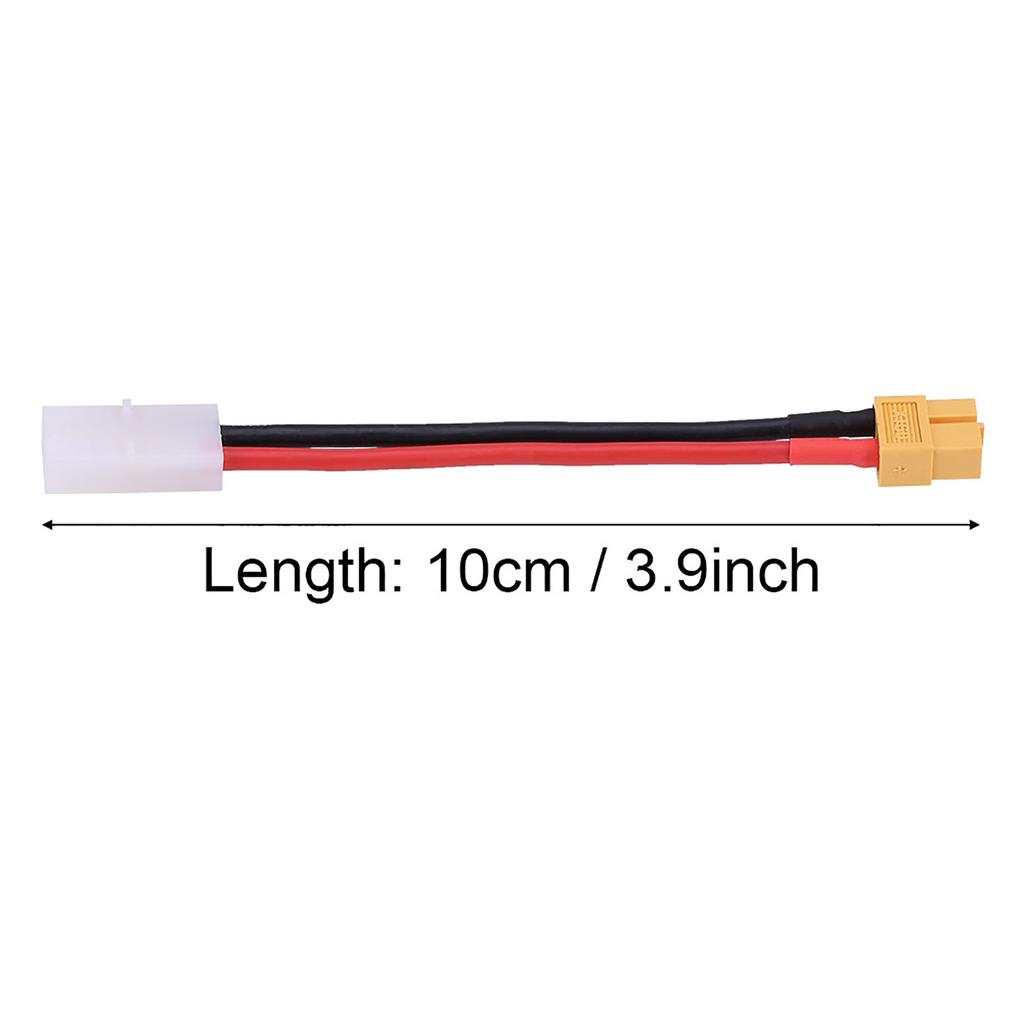 XT60 Female to Large for   Female Connector Adapter 14AGW Silicone Cable RC Accessory