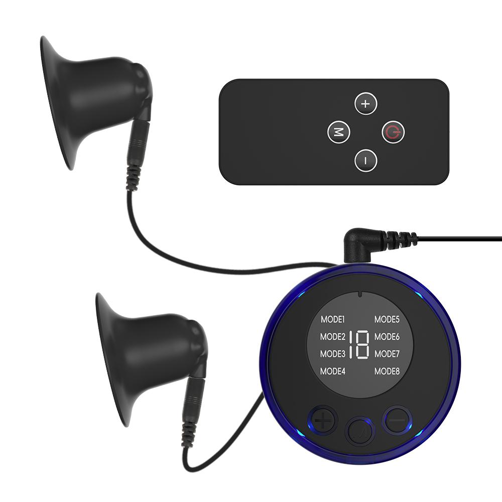 Hot! Electric Shock Nipple Sucker Electro Stimulator Pussy Clip E-stim Nipple Clamp Vacuum Breast Enlarger SM Sex Toys For Women