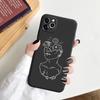 Fashion Soft TPU Girl Lisa Art David Line Painted Phone Case Coque Fundas For iPhone 12 6S 7 8Plus X XS 11 Pro Max SE20 13 Cases