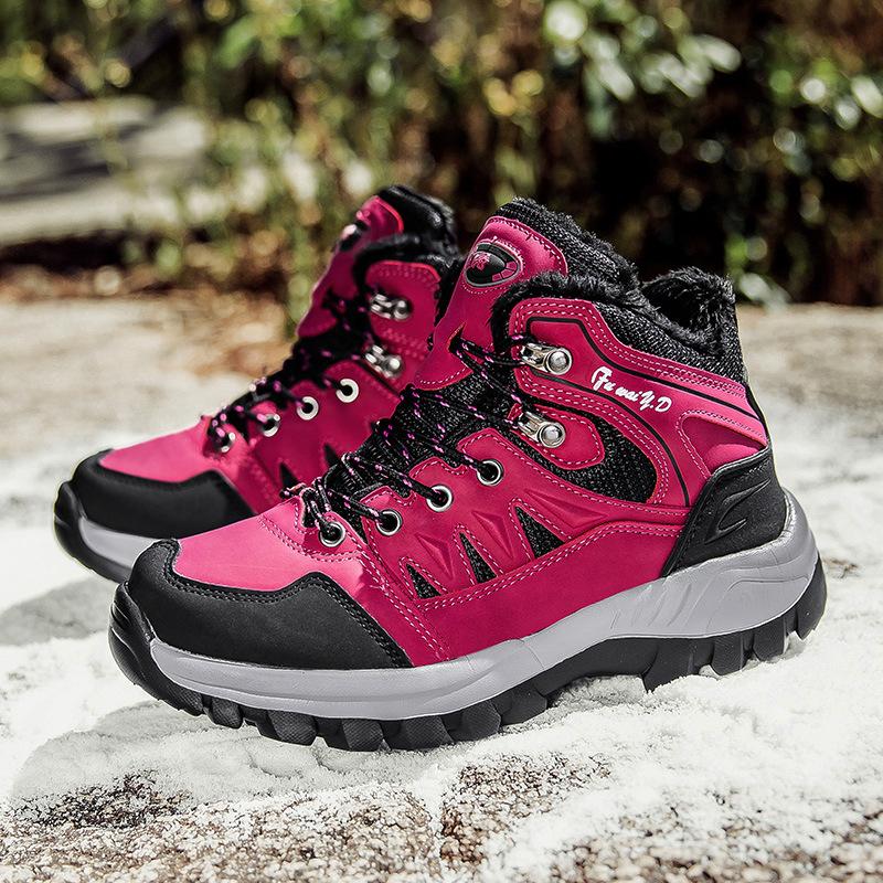 Новые зимние походные ботинки для походов на открытом воздухе, пара высоких мужских туфель большого размера, износостойкие рабочие туфли