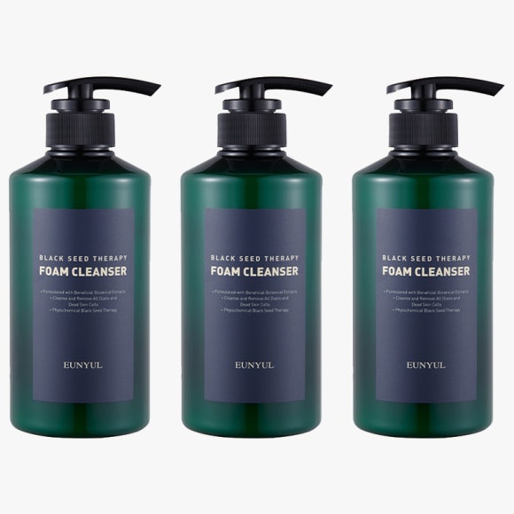 Увлажняющая пенка для умывания с черным тмином eunyul 500 мл (3 варианта)