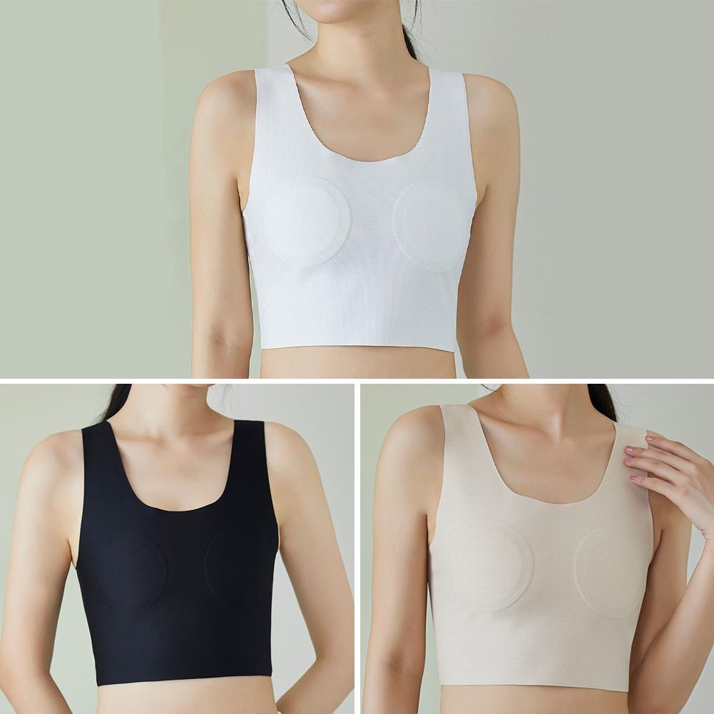 New High-end Flat Breast Binder Corset Tomboy Underwear Shaper Summer Vest Seamless Top Shaper A5X8