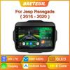 For Jeep Renegade 2016 - 2020 Car Radio Android Multimedia Player Navigation GPS Carplay Screen Auto Stereo Intelligent System