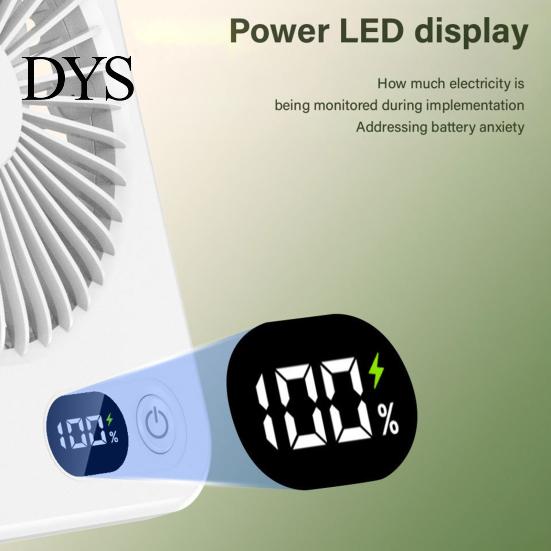 Handheld Fan for School Portable Desktop Fan, 5 Speed USB Rechargeable Small Adjustable Angle Cooling 180-degree Personal Home Office Dorm
