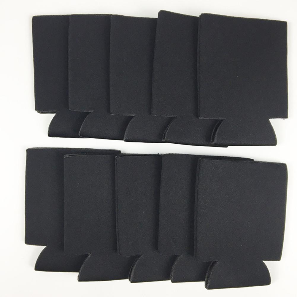 10* Foldable Insulated-Beer Can Cooler Sleeve Cover Reusable Drink Replacement