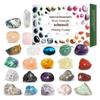 Advent Calendar 2023 Crystals for Kids with 24 Days Christmas Countdown, Natural Rock Stones & Minerals for Exploring