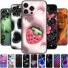 Чехлы с мультяшными рисунками для iPhone 15 Pro Max, силиконовые, из ТПУ, мягкие, для Apple iPhone 13, 14, 12 Pro, защитные чехлы для телефонов.