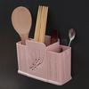 44960 Grids Chopsticks Cage Kitchen Desktop Hollow Drain Spoon Storage Holder Rack