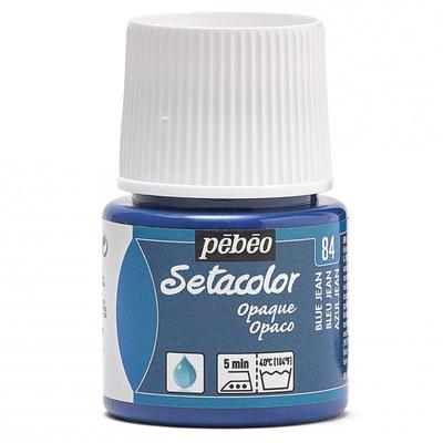 Краска для тканей Pebeo Can Paint на темных тканях Seta Color Opaque Color 45 мл Blue Jeans 84