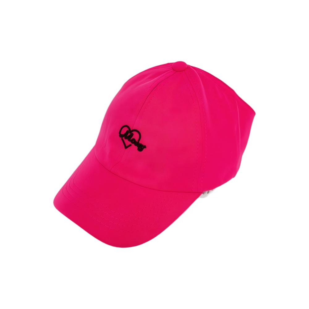 Breathable Parent-child Cap Solid Color Visor Cap Heart Embroidered Baseball Hat For Women Kids