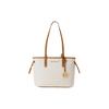 New Jet Set Travel Leather Tote Bag, Shopping Bag, Shoulder Bag, Handbag Regular Women's Vanilla White 35T9GTVT1V-150
