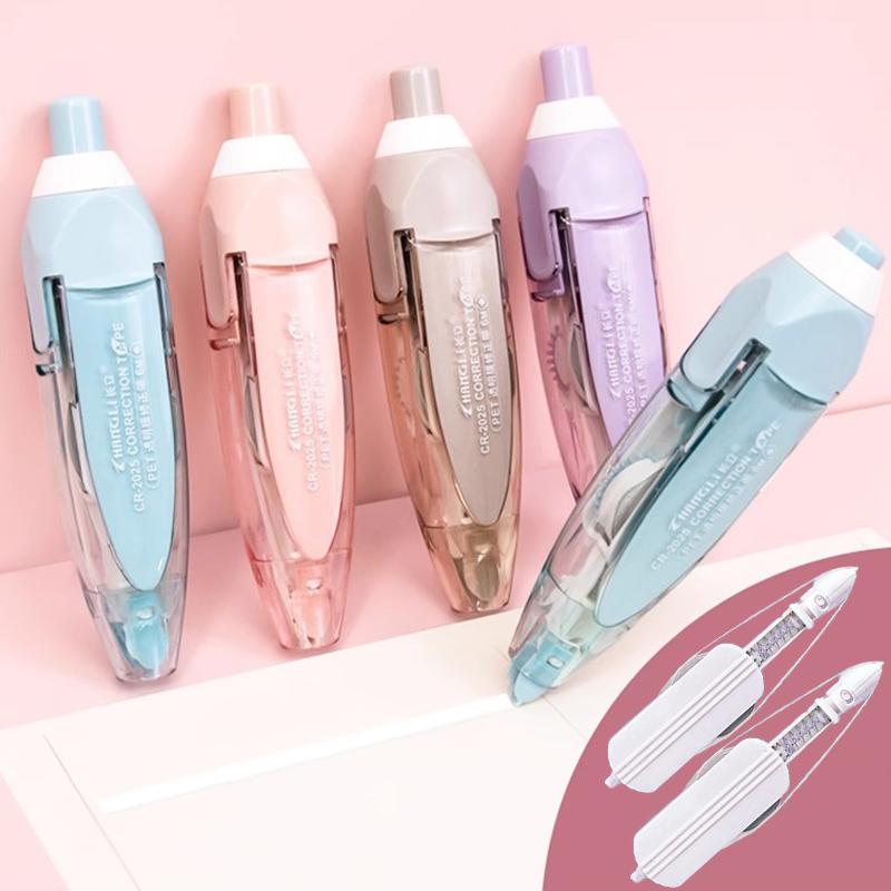 Тип пресса Kawaii Корректирующая лента Сменные сменные стержни Белый корректор Группа Студенческие японские канцелярские принадлежности Школьные принадлежности