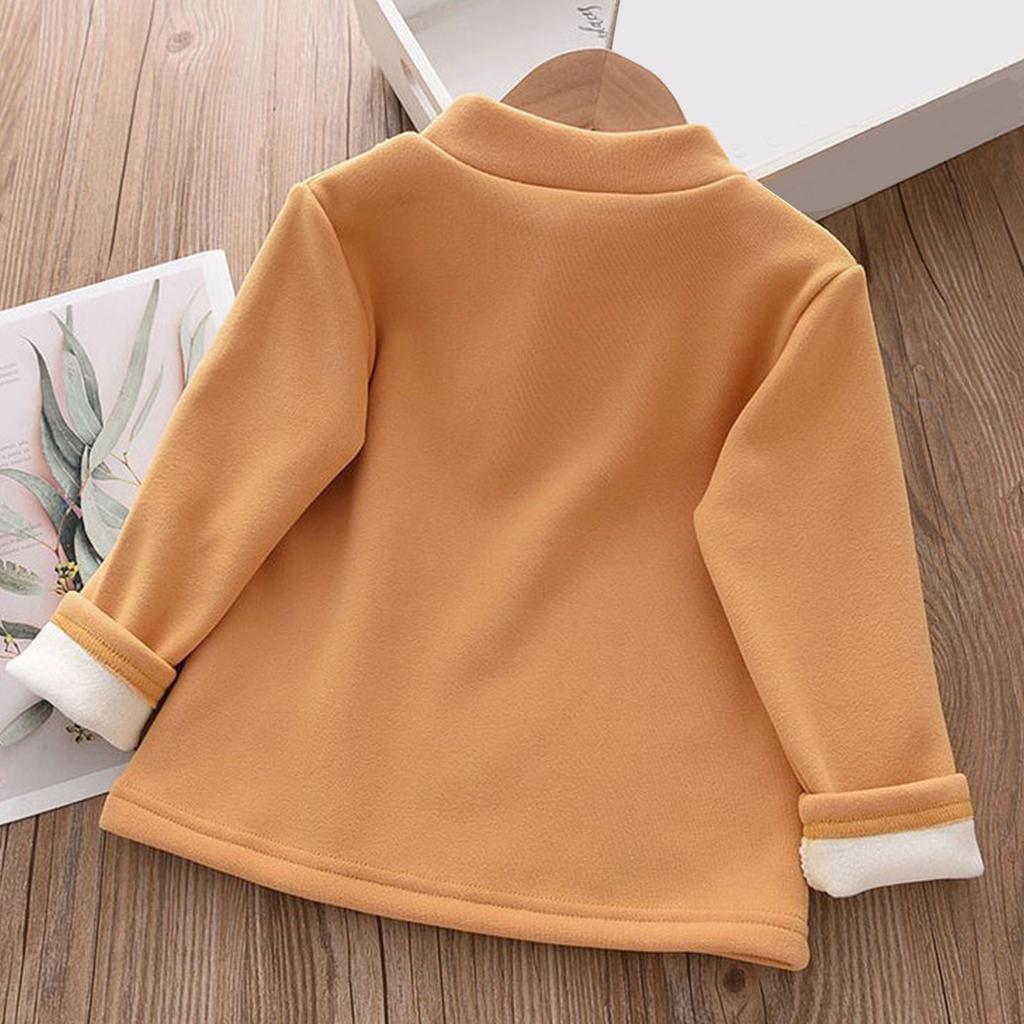 Детское весенне-осеннее базовое пальто осенне-зимнее круглое горло с длинными рукавами и принтом