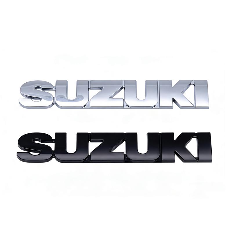 ABS Логотип Suzuki Эмблема Буквы Наклейка Значок на Задний Багажник Автомобиля Для Suzuki Swift Samurai Vitara SX4 Jimny Alto Kaiser Ingnis DZire