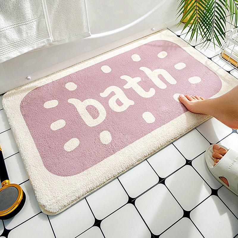 Коврик для пола в ванной комнате для ванной комнаты, впитывающий нескользящий коврик, коврик для двери в спальню, коврик для туалета в ванной, ковер для входа