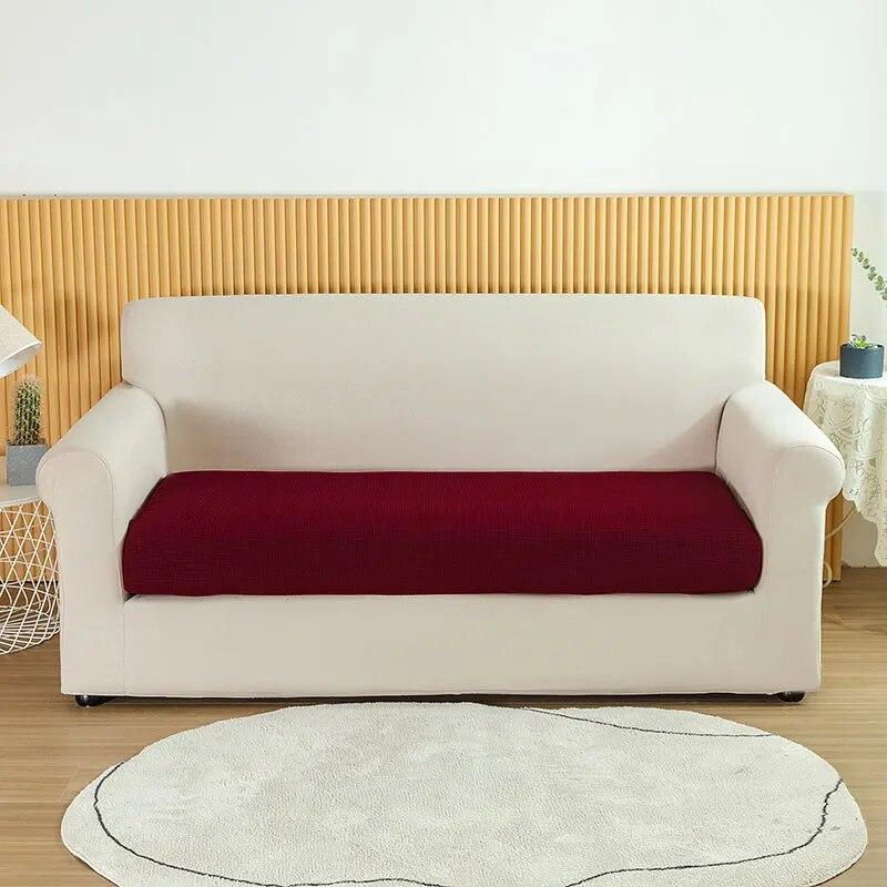 1PC Waterproof Sofa Couch Cover Elastic Seat Cushion Cover L Shaped Combination Chaise Sofa Slipcover For Living Room Home Decor